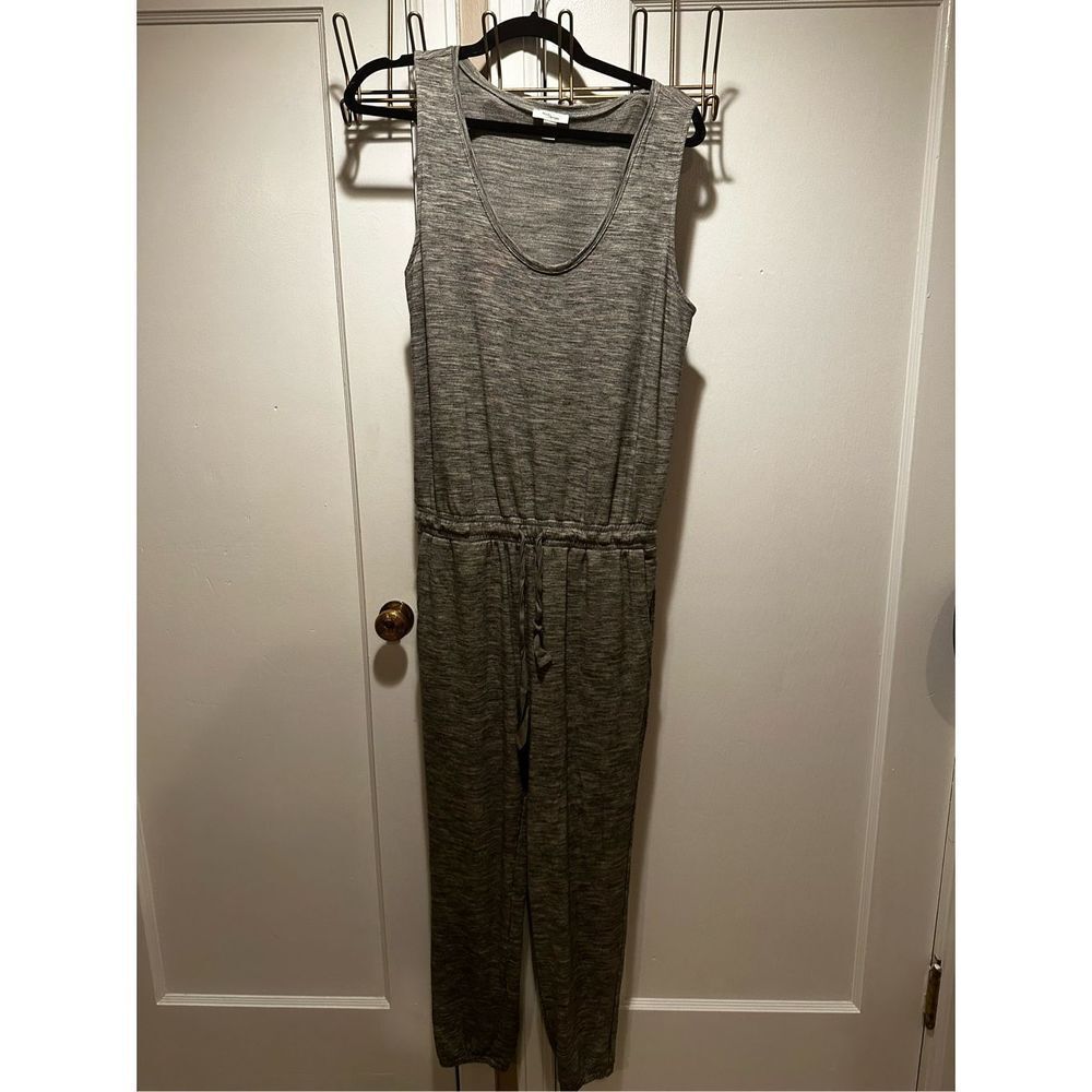 Daily Ritual Women's Supersoft Terry Sleeveless Scoopneck Jumpsuit Medium Marled - Picture 3 of 6